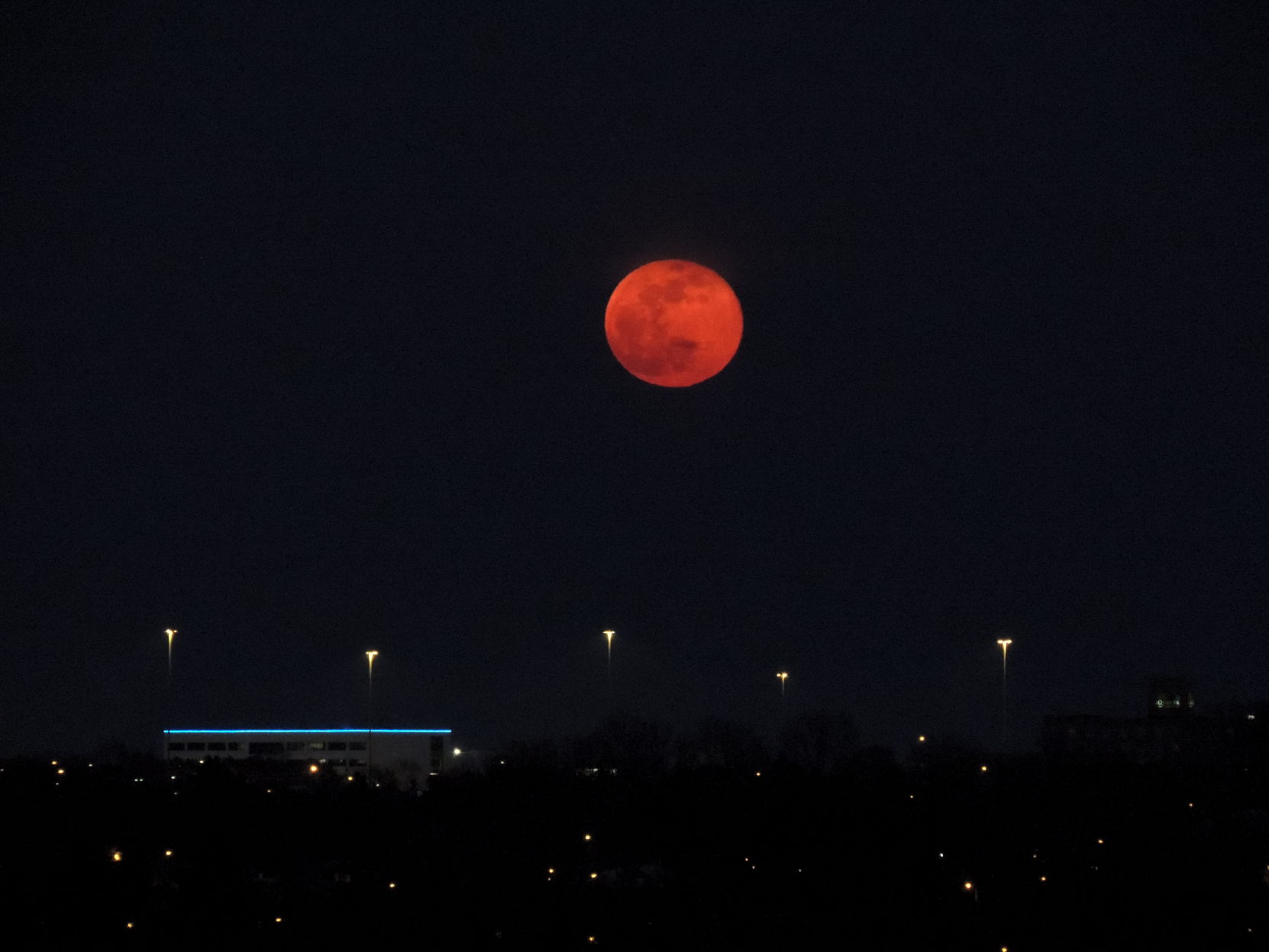 Super Snow Moon Rising